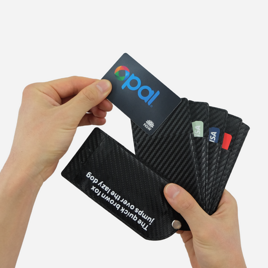 Taking out Opal Card in Fanning Wallet Personalized in Australia